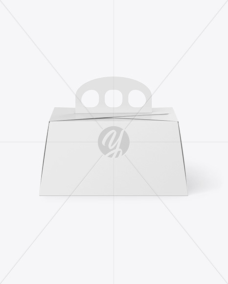 Paper Box w  Handle Mockup PSD #3
