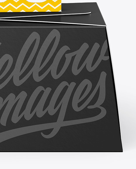 Paper Box w/ Handle Mockup Paper Box w/ Handle Mockup