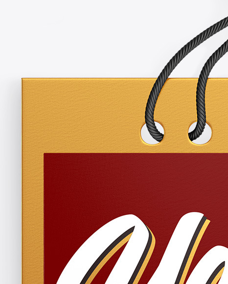 Clothing Label Mockup PSD #1