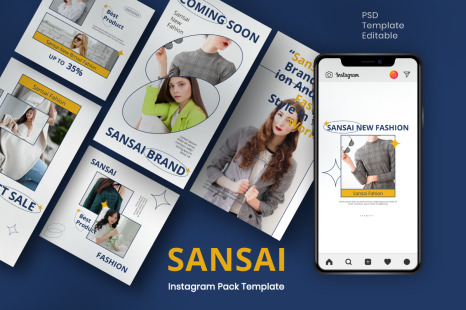 SANSAI Instagram Template