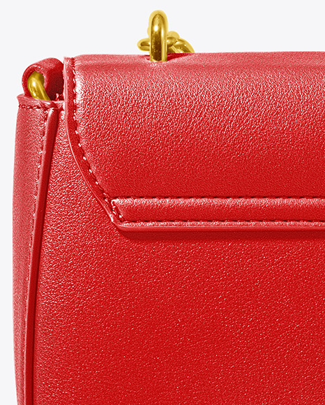 Leather Bag Mockup   Back View PSD #2