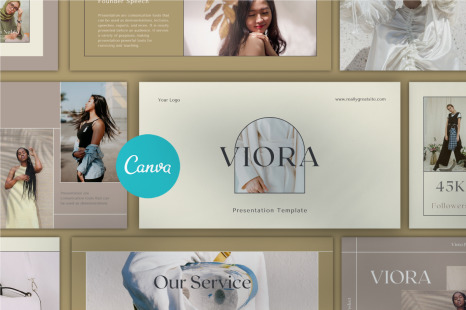Viora Brand - Canva Presentation Template