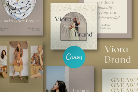 Viora Brand - Canva Instagram Template