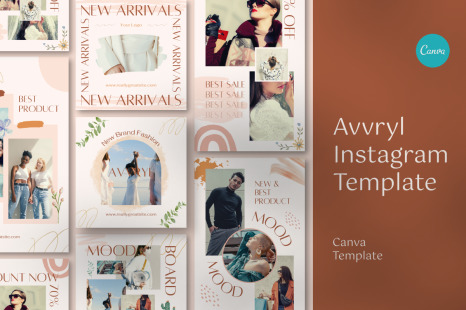 Avvryl Fashion - Canva Instagram Template