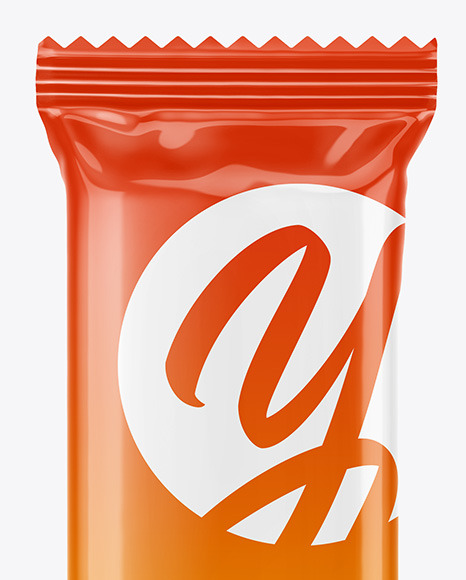 Glossy Snack Bar Mockup PSD #1