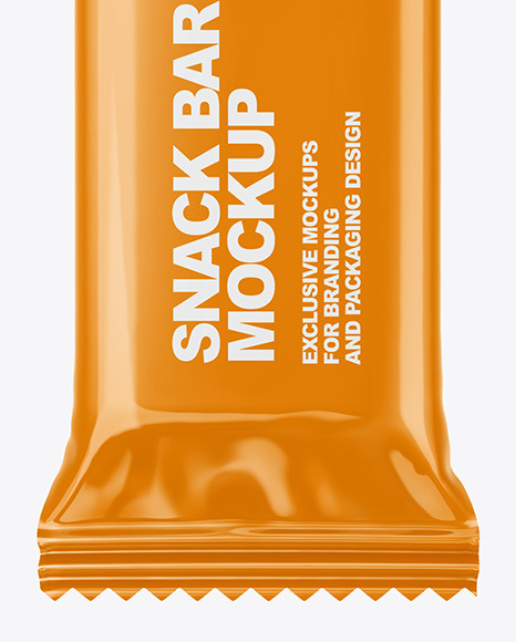 Glossy Snack Bar Mockup PSD #6