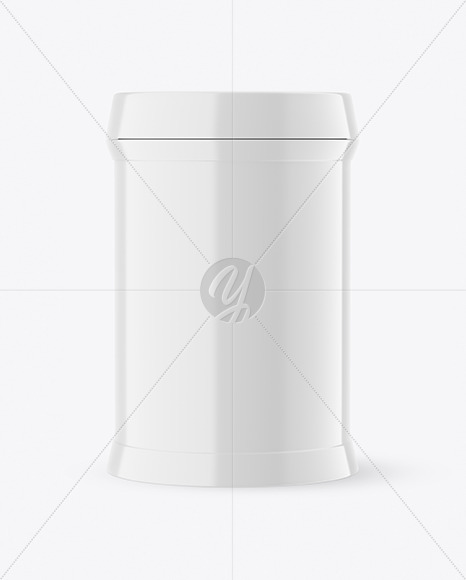 Glossy Plastic Jar Mockup PSD #1