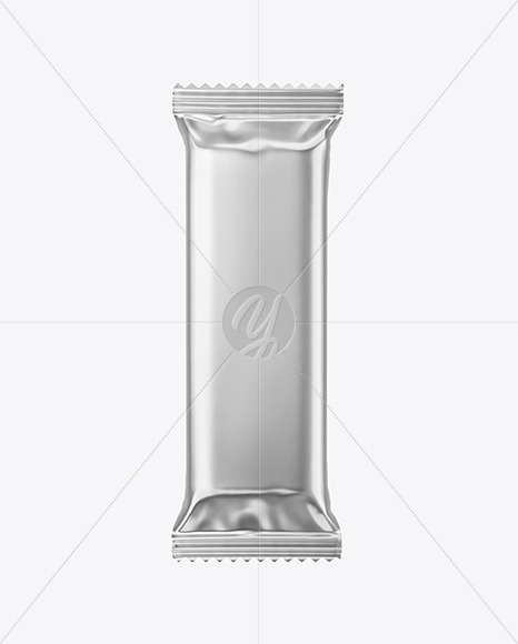 Metallic Snack Bar Mockup PSD #3