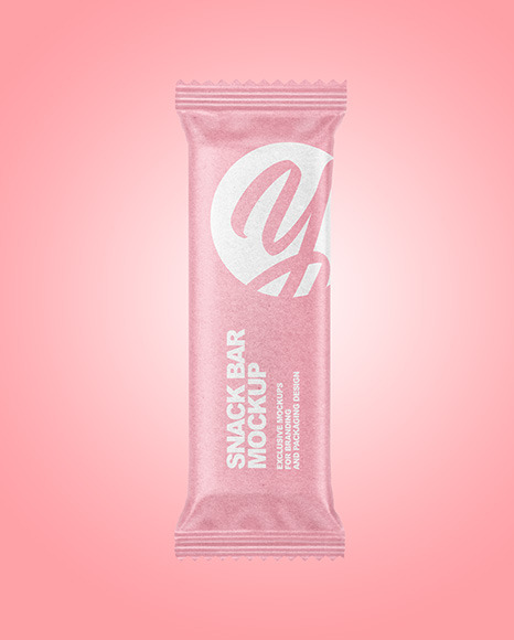 Kraft Paper Snack Bar Mockup PSD #7