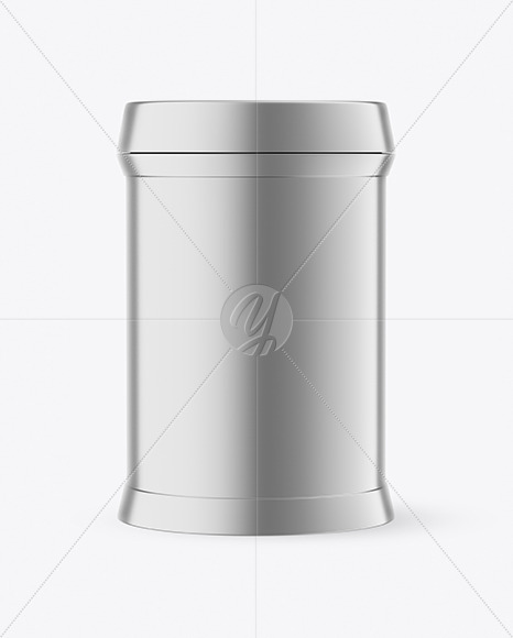 Metallized Plastic Jar Mockup PSD #1