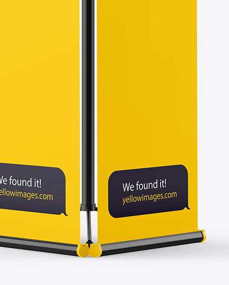 Advertising Stand Mockup PSD #1