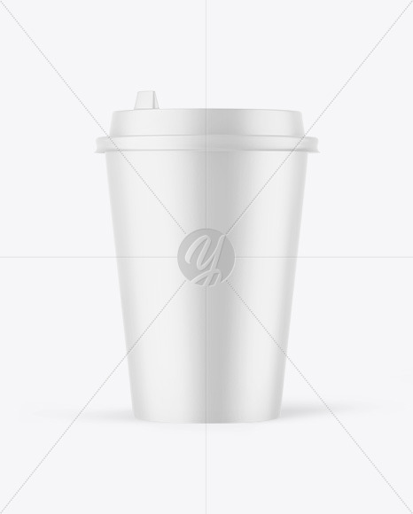 Matte Paper Coffee Cup Mockup PSD #3