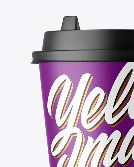 Matte Paper Coffee Cup Mockup PSD #2