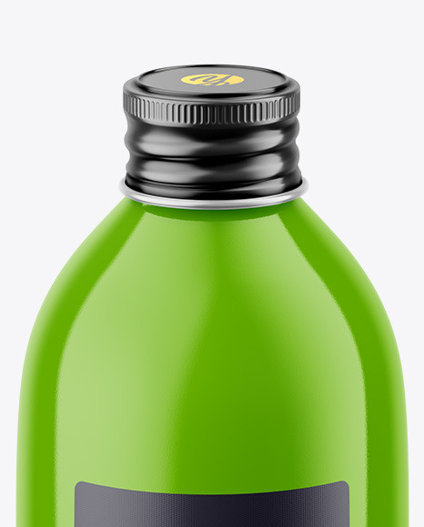 Glossy Bottle with Glossy Label Mockup bathroom 110418