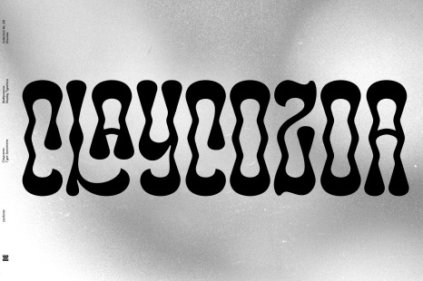 Claycozoa Psychedelic Font