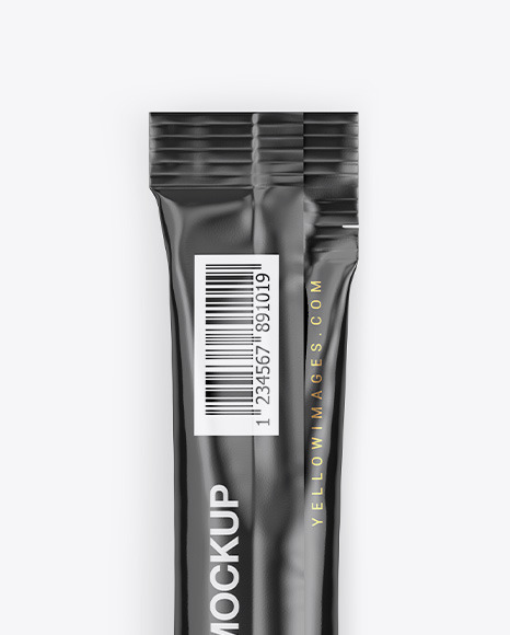 Glossy Stick Sachet Mockup PSD #1