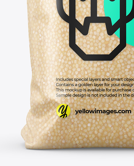 Matte Millet Package Mockup Matte Millet Package Mockup