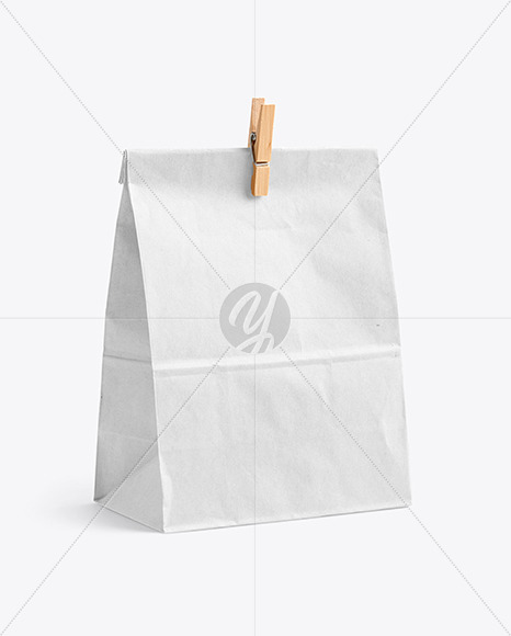 Kraft Paper Bag Mockup PSD #1