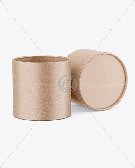 Opened Kraft Paper Tube PSD #1