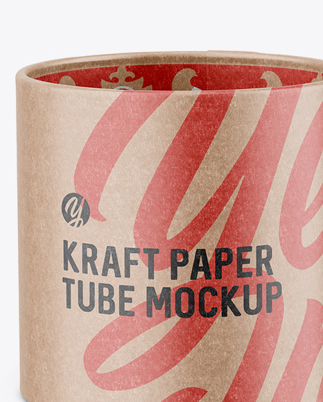 Opened Kraft Paper Tube PSD #3