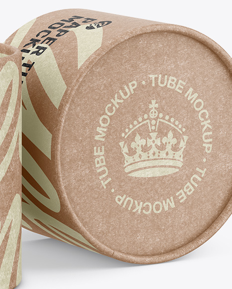 Opened Matte Kraft Paper Tube Opened Matte Kraft Paper Tube