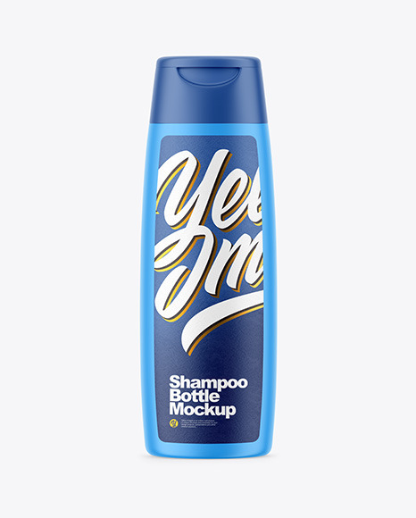 Matte Shampoo Bottle Mockup