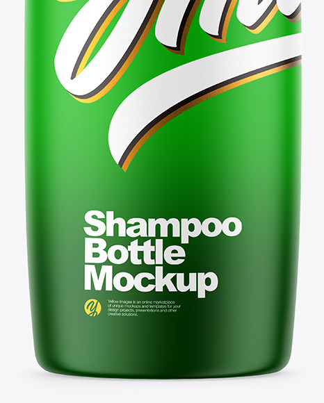 Matte Shampoo Bottle Mockup PSD #5