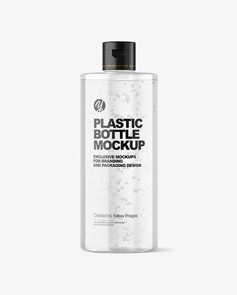 Clear Cosmetic Bottle Mockup PSD #2
