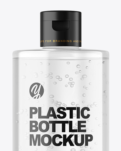 Clear Cosmetic Bottle Mockup PSD #1