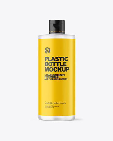 Frosted Cosmetic Bottle Mockup