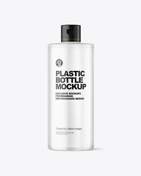 Frosted Cosmetic Bottle Mockup PSD #2