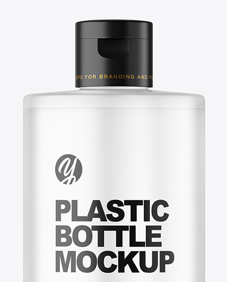 Frosted Cosmetic Bottle Mockup PSD #1