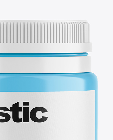 Plastic Medicines Jar Mockup PSD #6