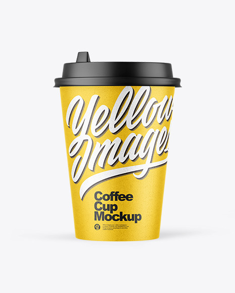 Kraft Coffee Cup Mockup PSD #2