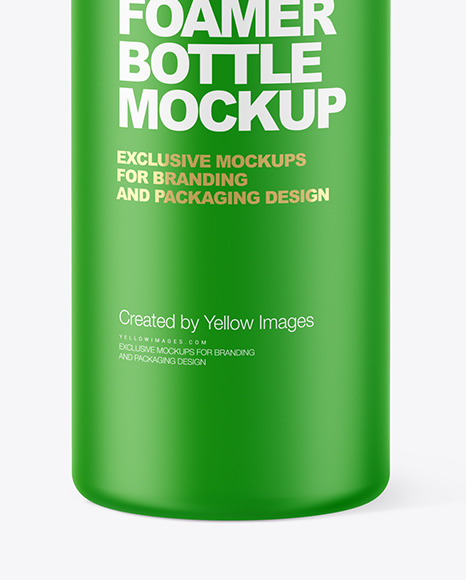 Matte Cosmetic Bottle with Pump Mockup PSD #5