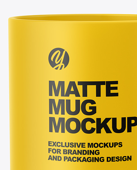 Matte Mug Mockup PSD #2