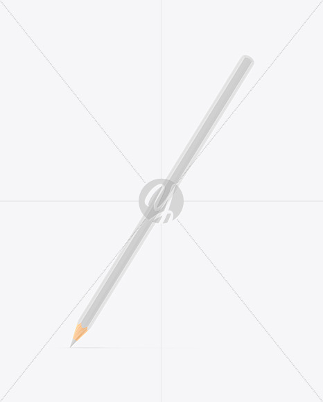 Hexagon Pencil Mockup PSD #3