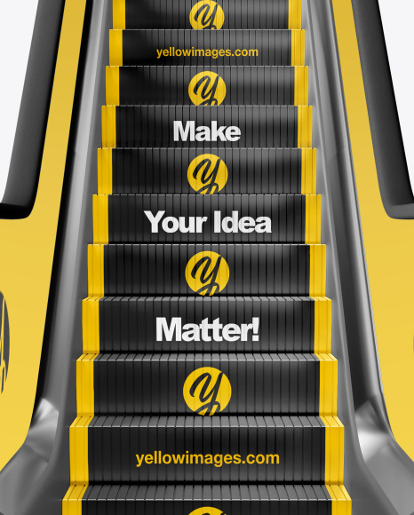 Escalator Mockup PSD #1