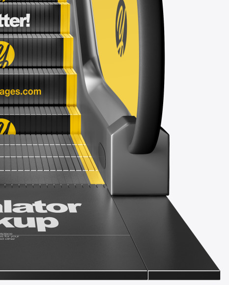Escalator Mockup PSD #6