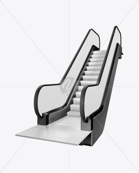Escalator Mockup PSD #3