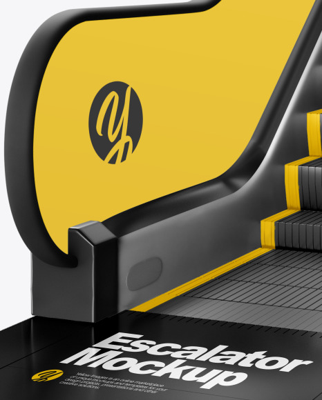 Escalator Mockup PSD #1