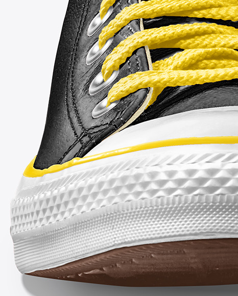 Leather Sneaker Mockup   Front View PSD #6