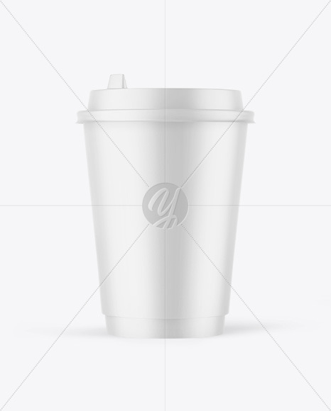 Matte Paper Coffee Cup Mockup PSD #3