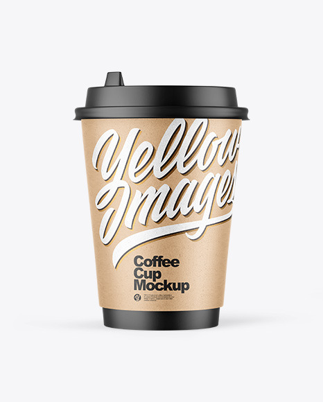Kraft Coffee Cup Mockup