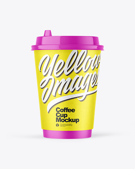 Kraft Coffee Cup Mockup PSD #2