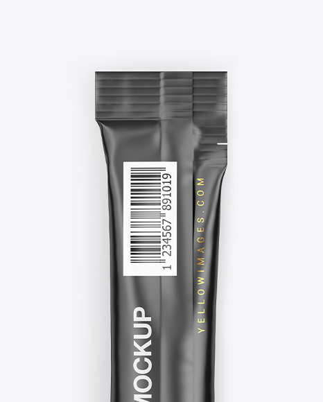 Matte Stick Sachet Mockup PSD #7