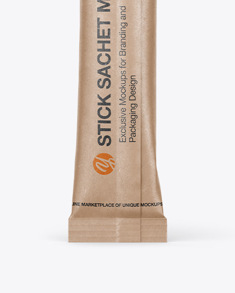 Kraft Stick Sachet Mockup PSD #6