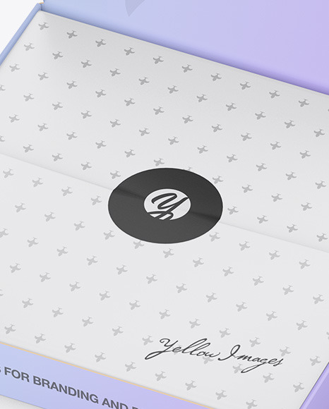 Opened Box Mockup PSD #1