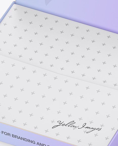 Opened Box Mockup PSD #6