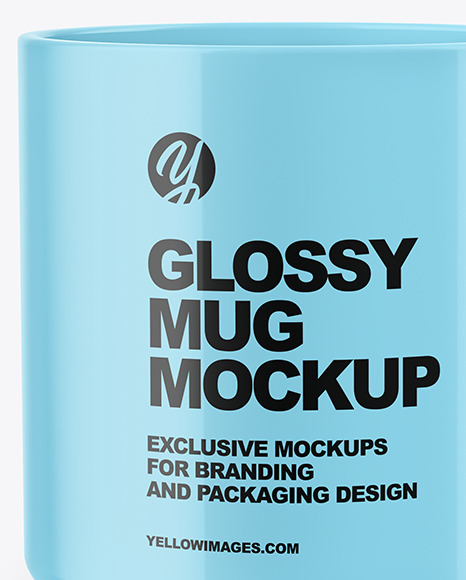 Glossy Mug Mockup PSD #2